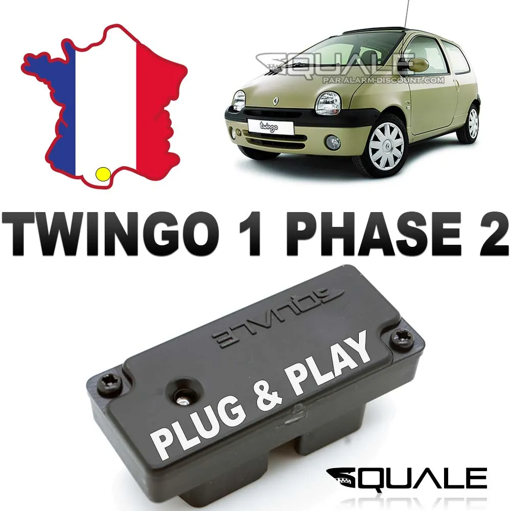 Clé de désactivation d anti démarrage RENAULT TWINGO 1 phase 2 de 1999 à 2001